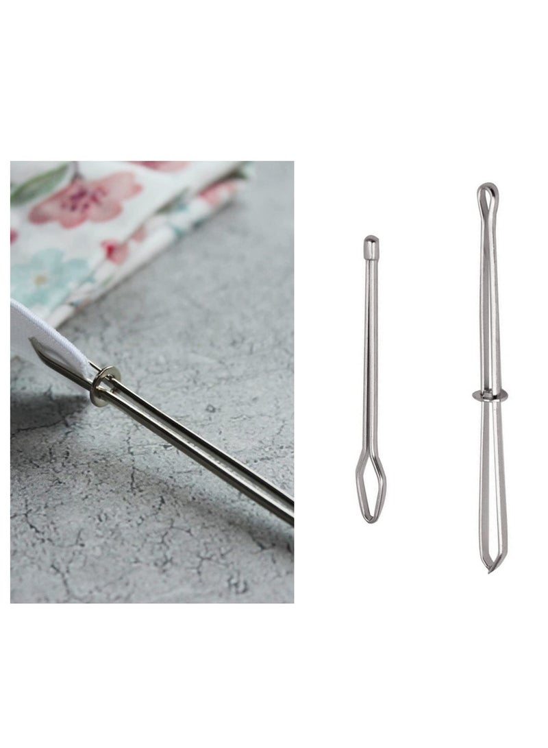 Sewing Loop Kit, 4 PCS Needle Puller Set, Needles Sewing Big Eye Darning Needles, Drawstring Threader Tool Set, Suitable for DIY Wool Threader - Image 1